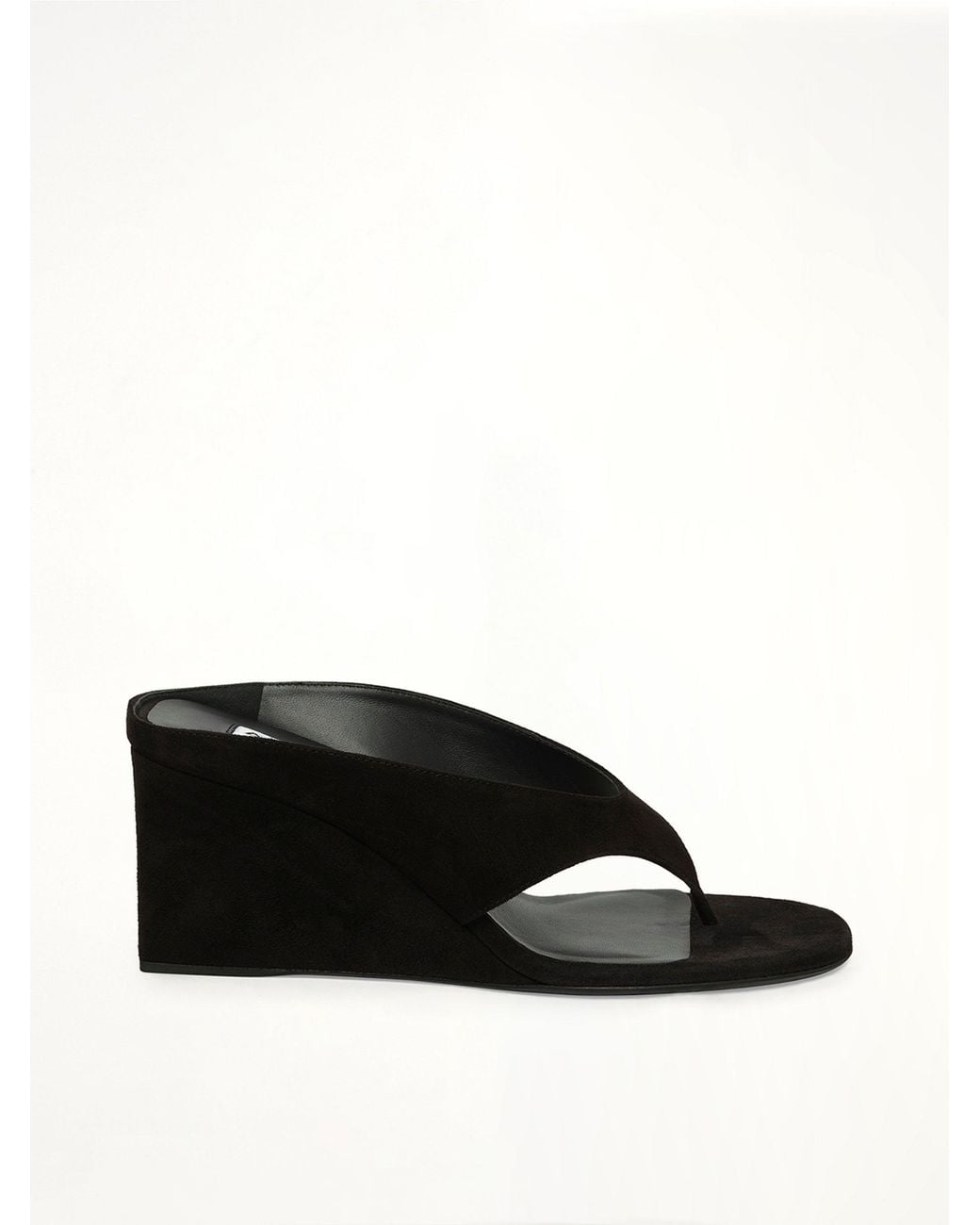 Alaïa Black Wedge Tongs H75