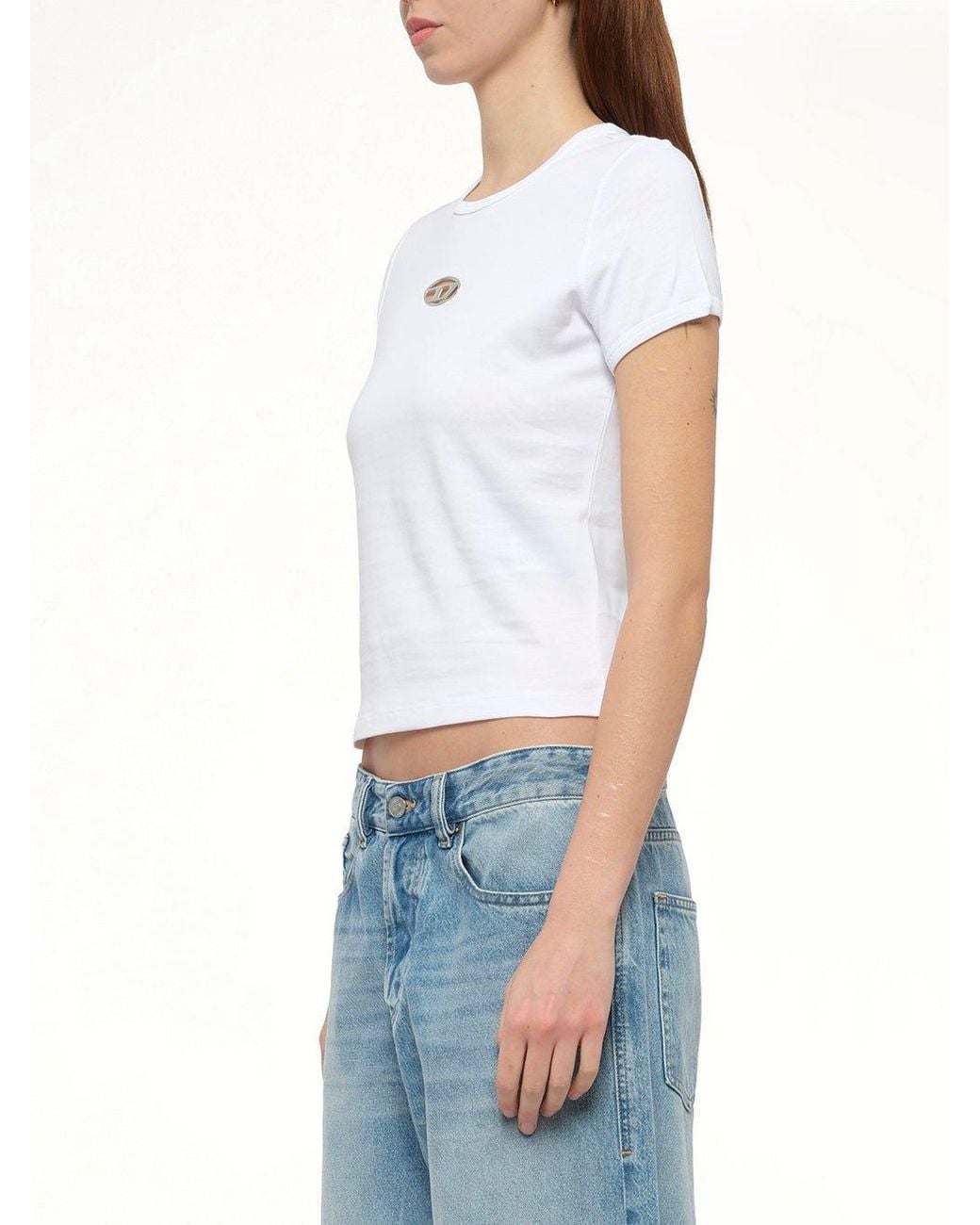 DIESEL White T-Uncutie T-Shirt