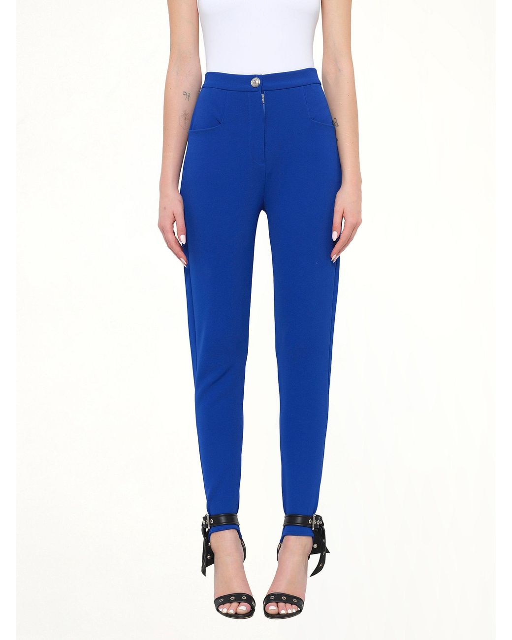 Balmain Blue Skinny Pant