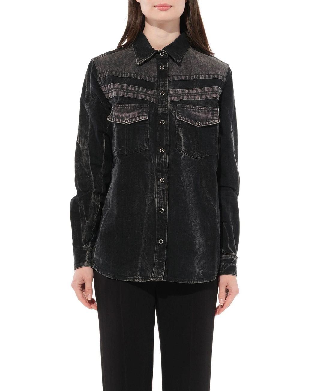 Givenchy Black Long Sleeve Shirts
