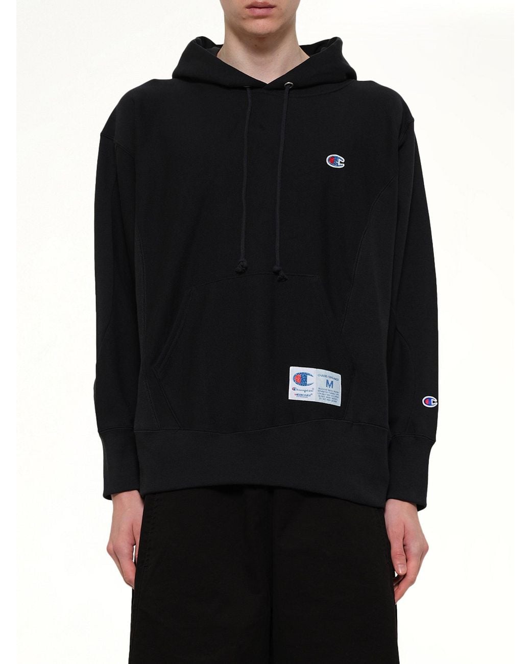 Undercover Black Champion X Uc Hoodie for men