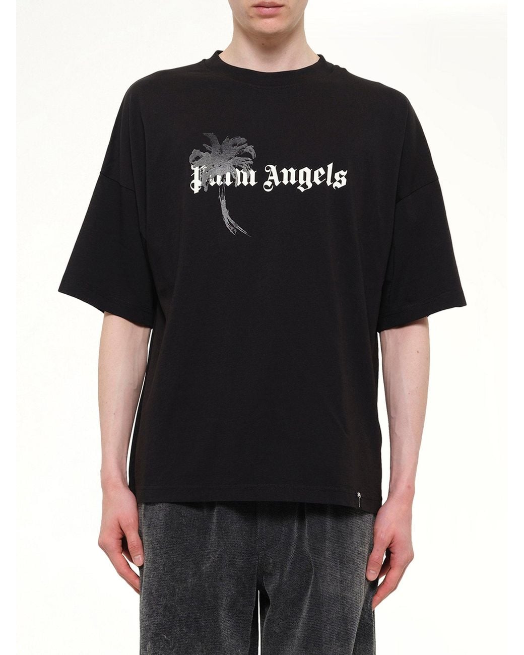 Palm Angels Black Palm Drift Loose T-Shirt for men
