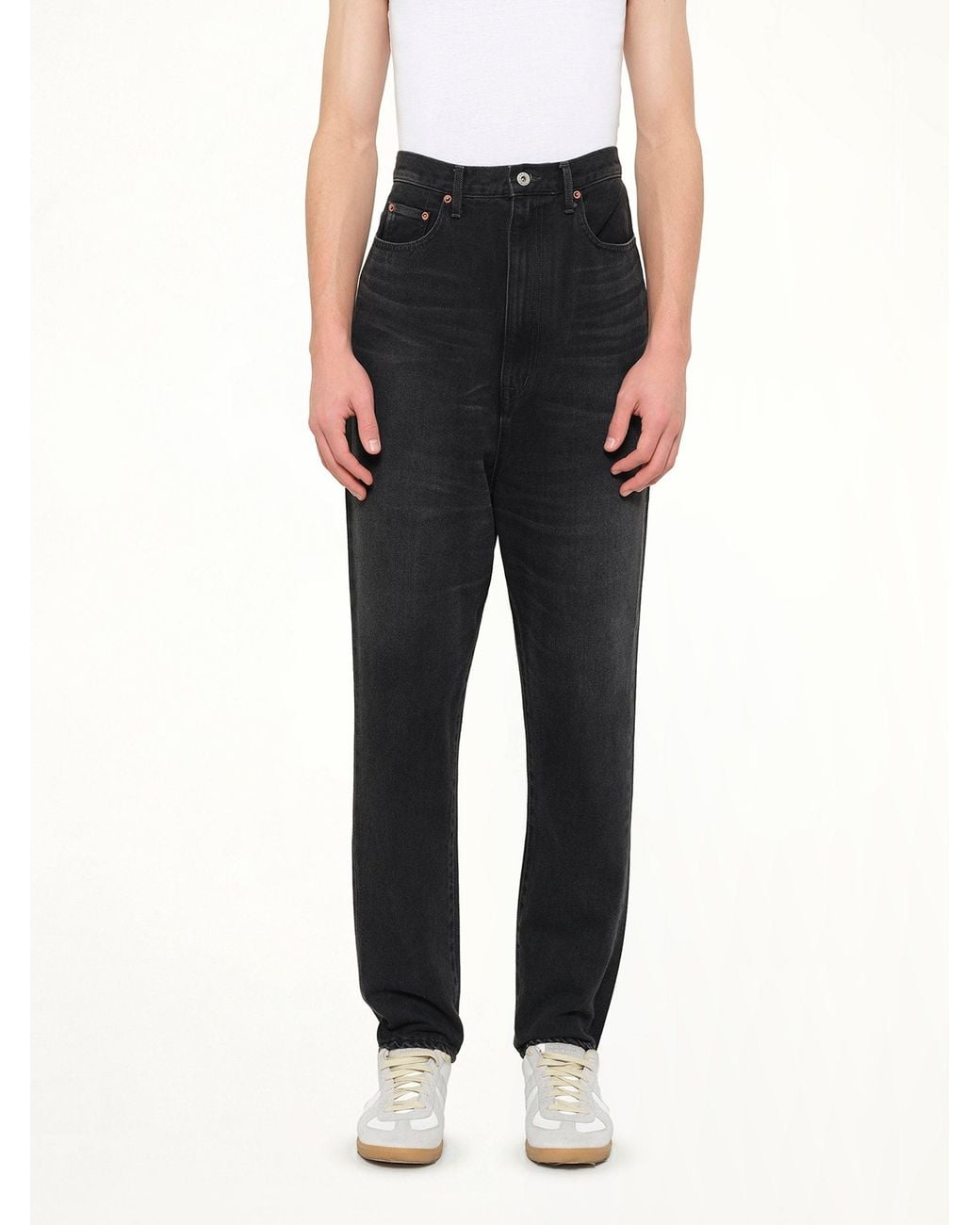 Doublet Black Denim Slim Pants for men