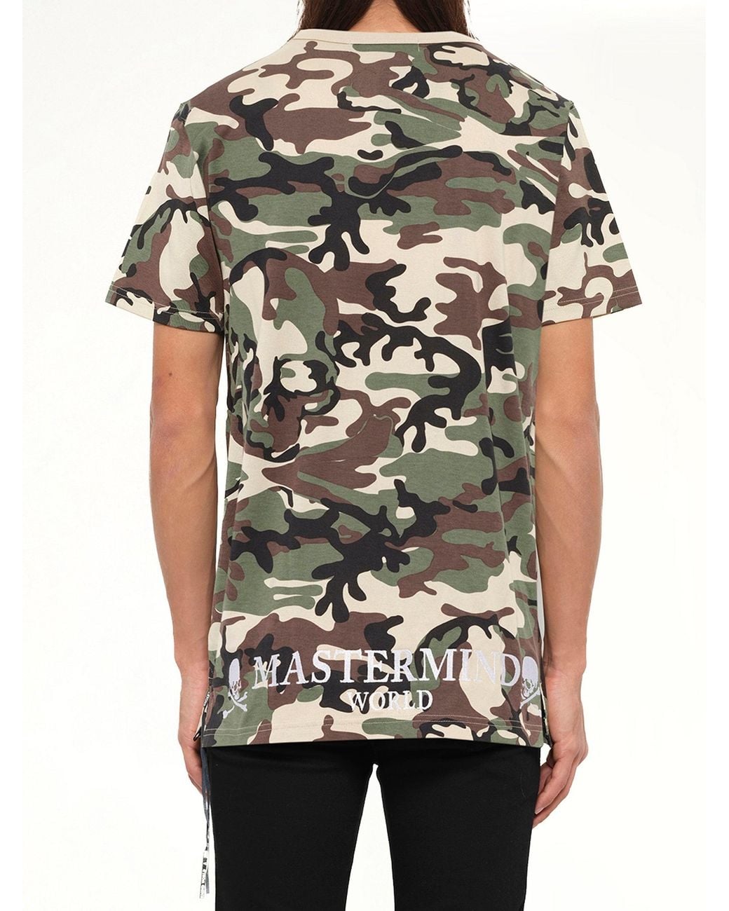 Mastermind Japan Black World Logo T-Shirt for men