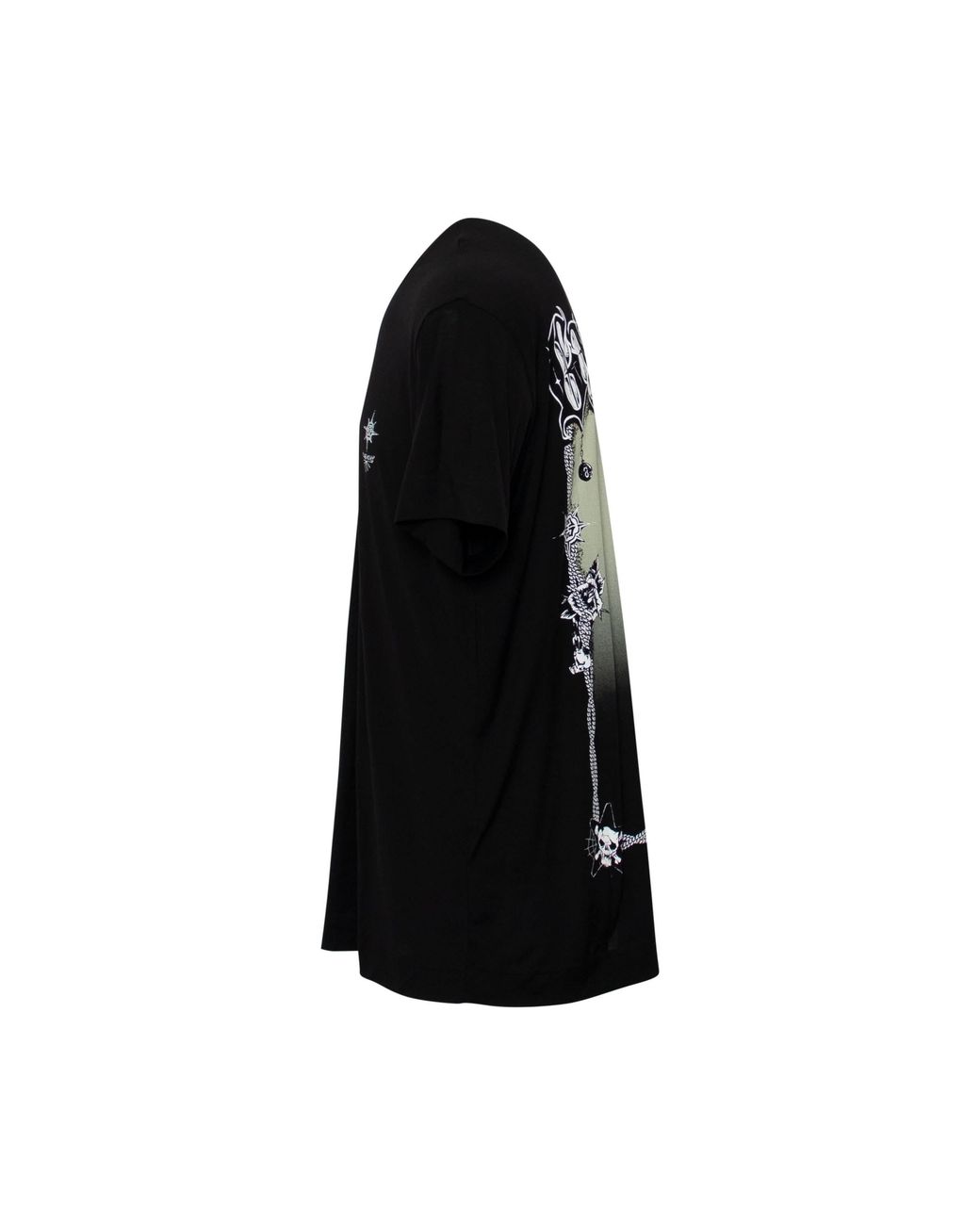 Givenchy Black Empty Frame Oversized T-Shirt for men