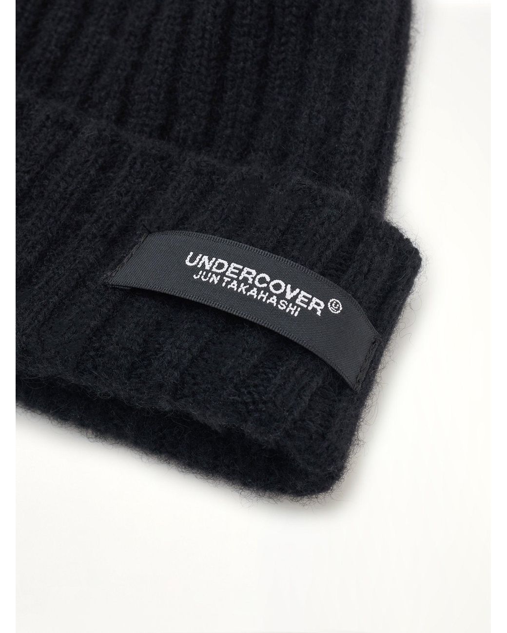 Undercover Blue Cashmere Beanie for men