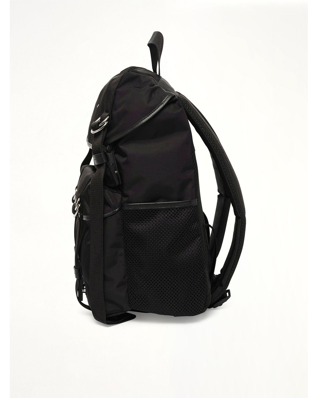 Maison Margiela Black High Tech Medium Backpack for men