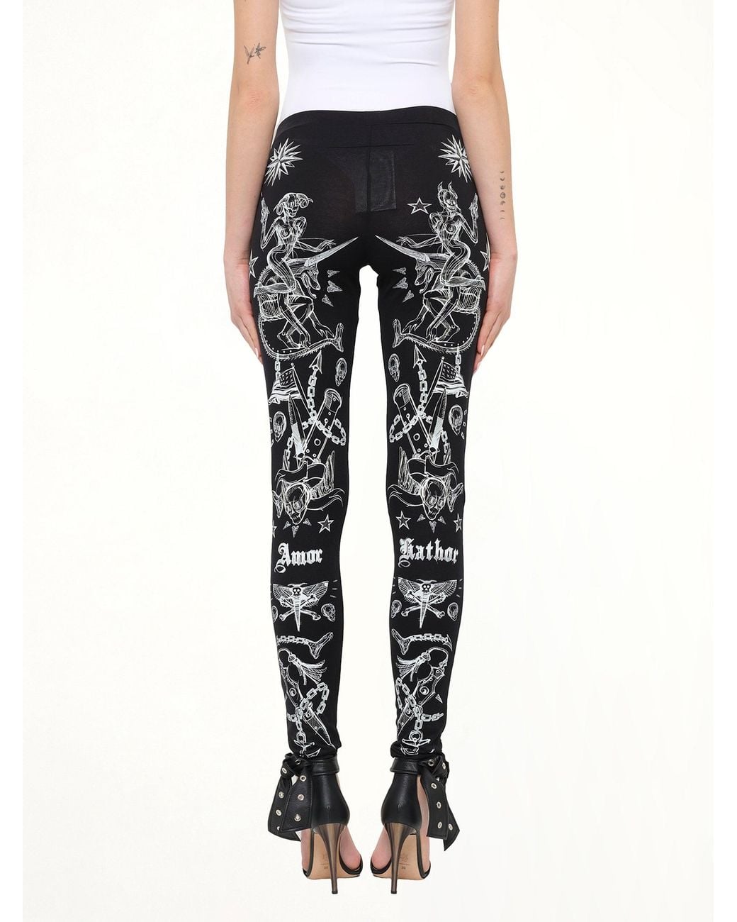 Givenchy Black Tattoo Legging
