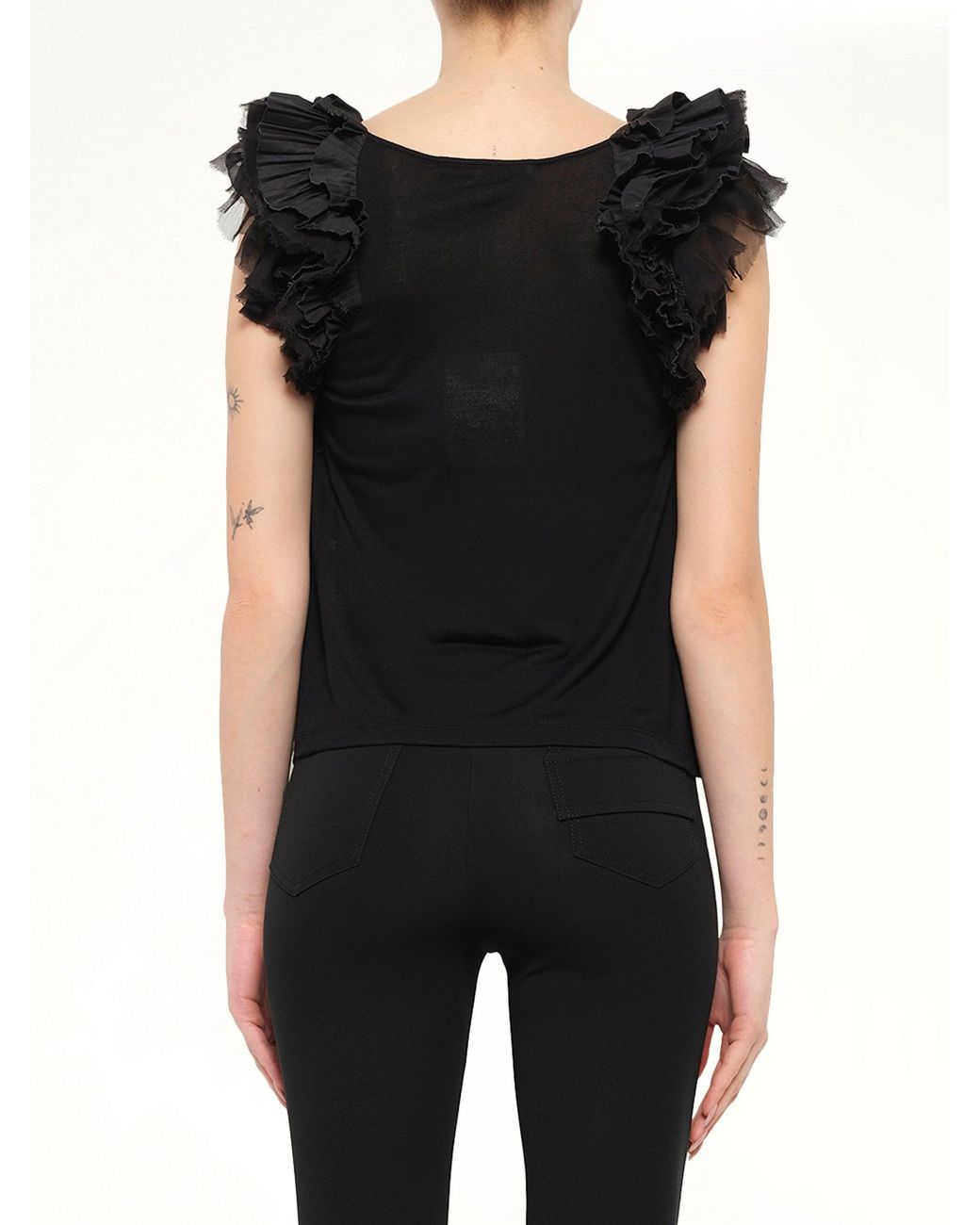Givenchy Black Sleeveless Top