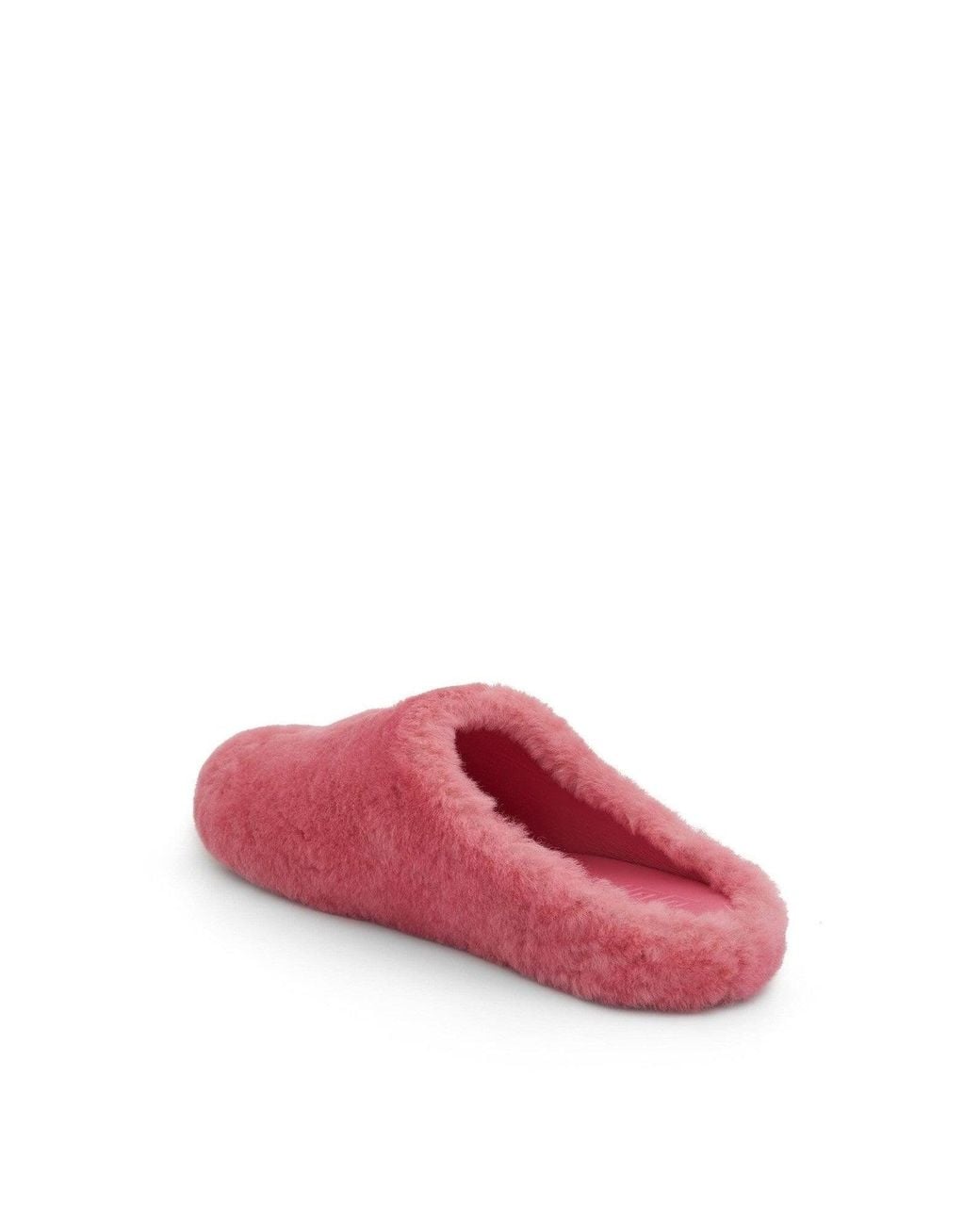 Givenchy Pink 4G Shearling Slip On Sandals, 100% Lamb Skin