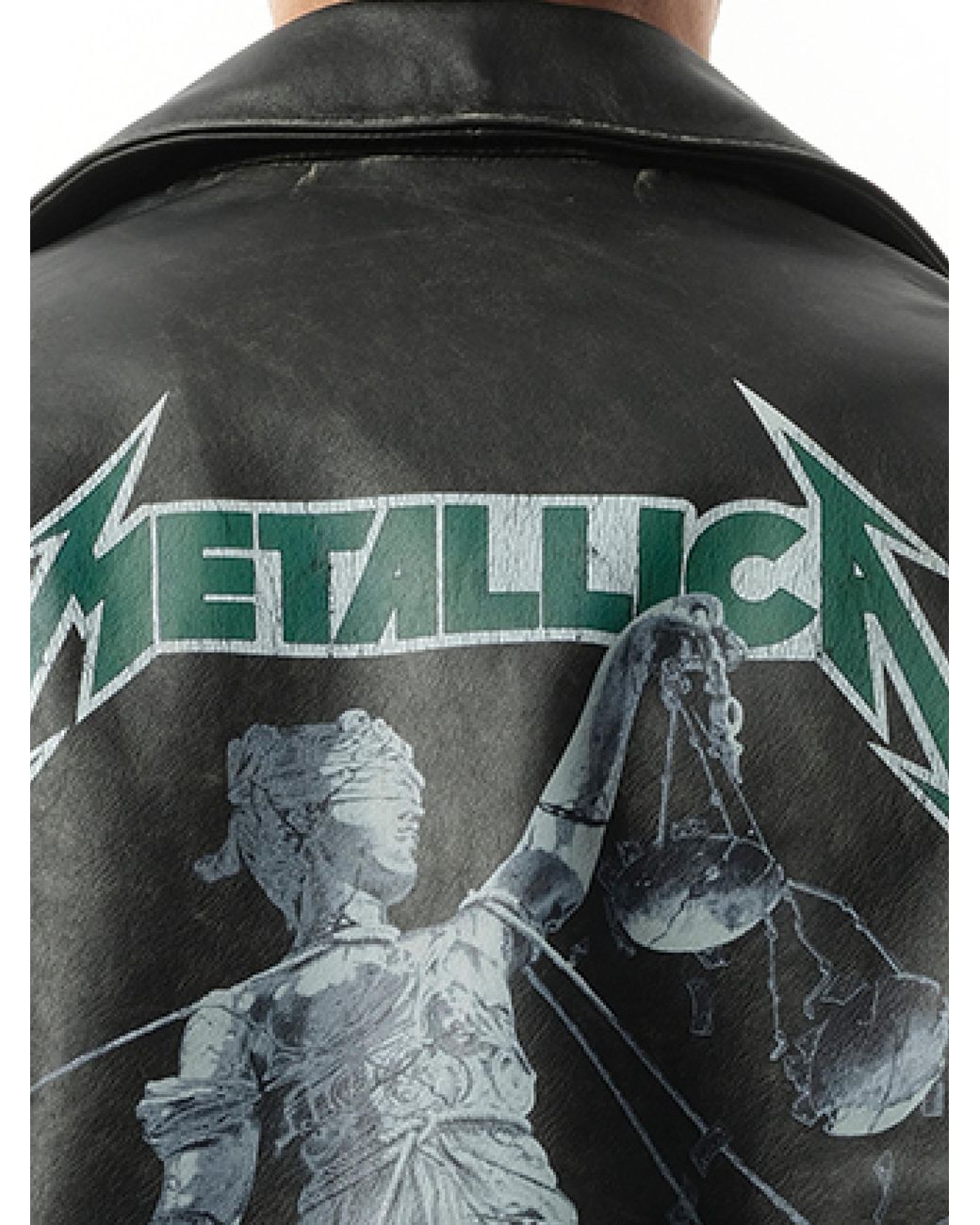 Represent Metallica Leather Jacket, Long Sleeves, 100% Leather  