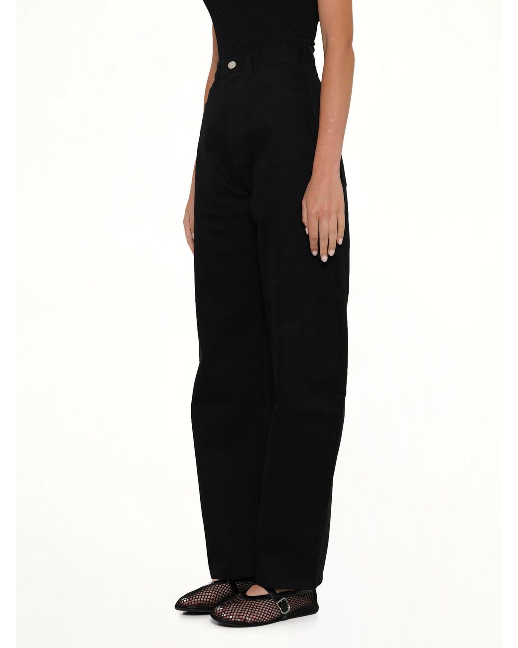 Alaïa Black Round Pants