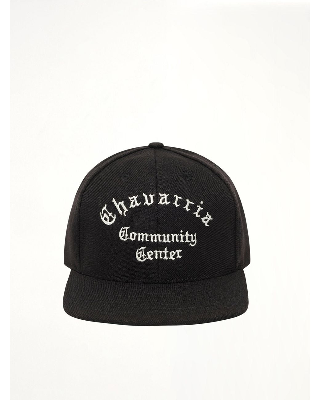 Willy Chavarria Black Chavarria Community Center Cap for men