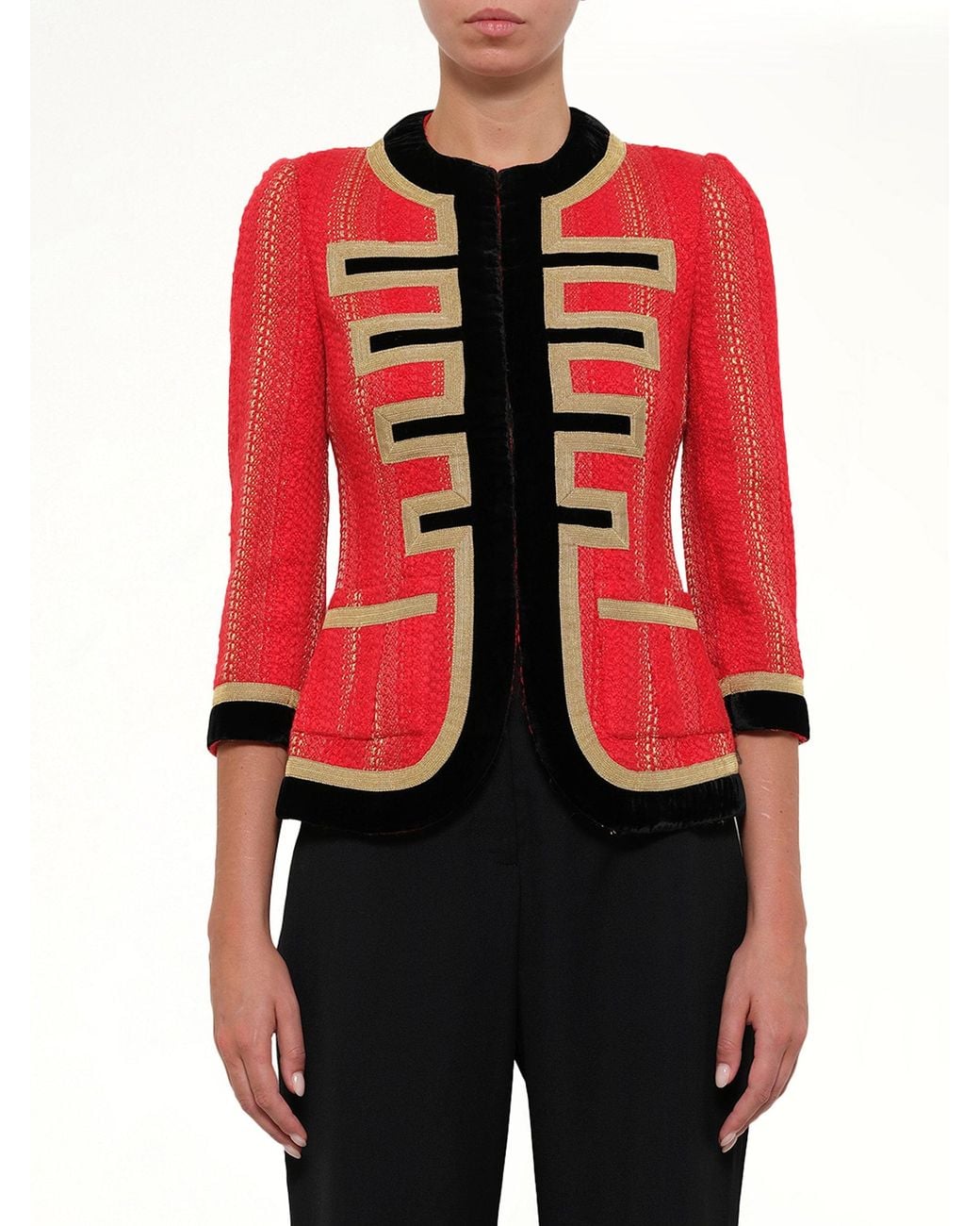 Givenchy Red Blazer Jacket