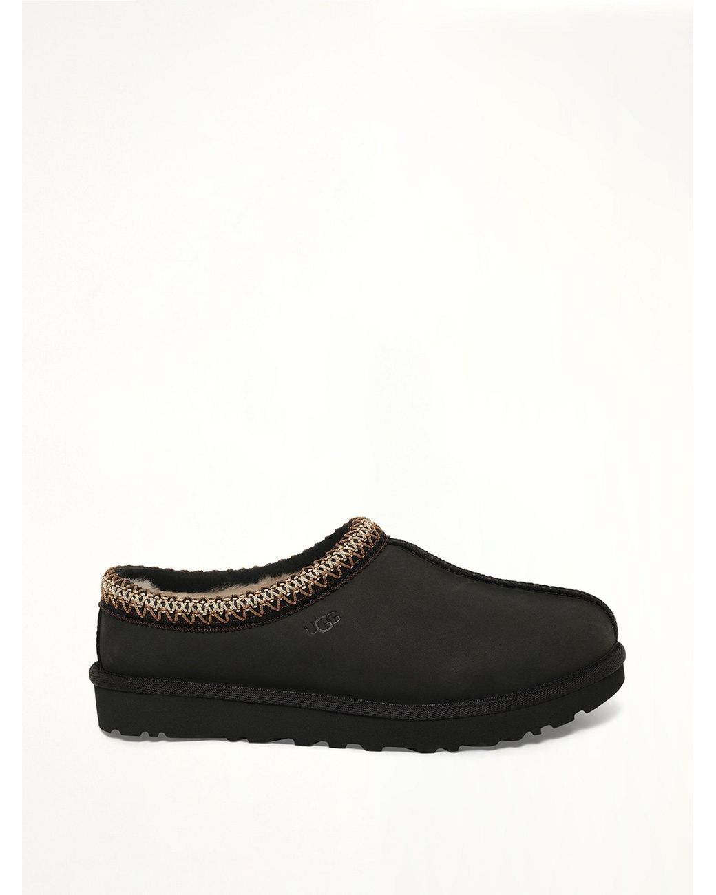 Ugg Black Tasman Nubuck Slipper