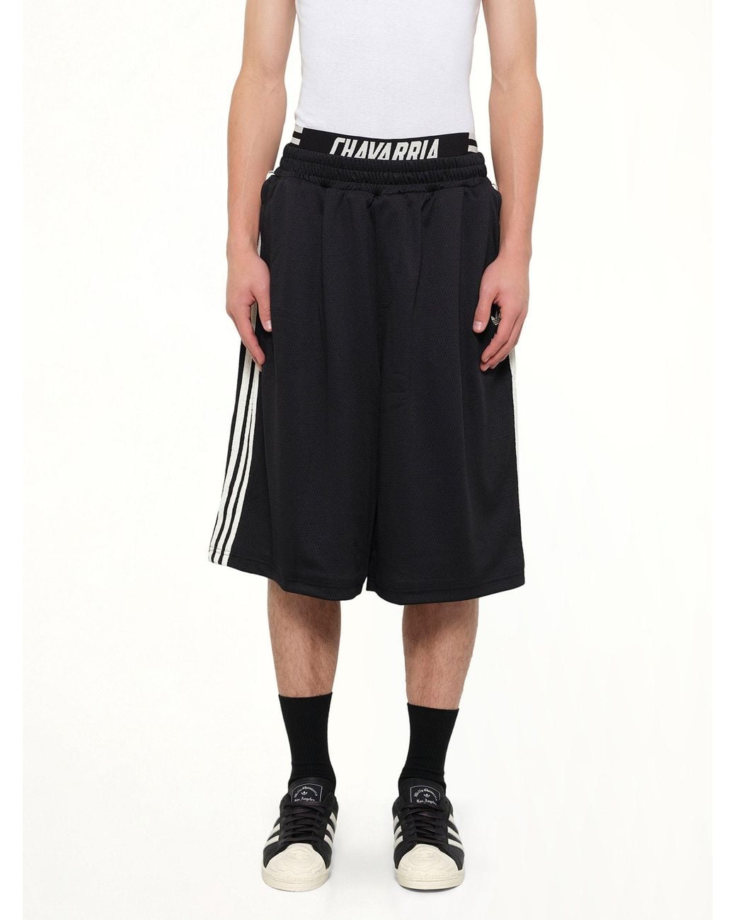 ×WILLY CHAVARRIA WC MESH SHORT Willy Chavarria Adidas X Wc Mesh Shorts in Black for Men | Lyst