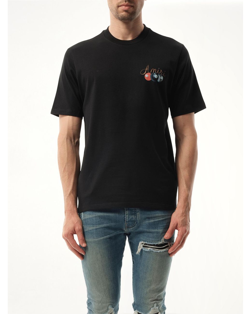 Amiri Black Pool Cue T-Shirt for men