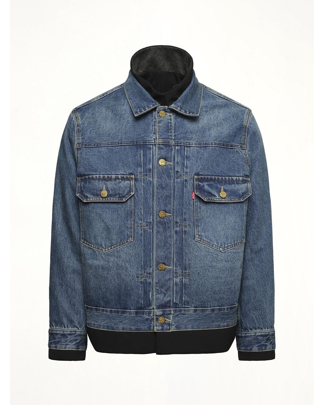 Sacai X Levi's Denim X Matelassetwill Reversible Blouson