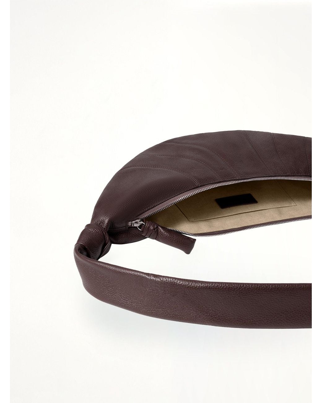 Lemaire Brown Medium Croissant Bag