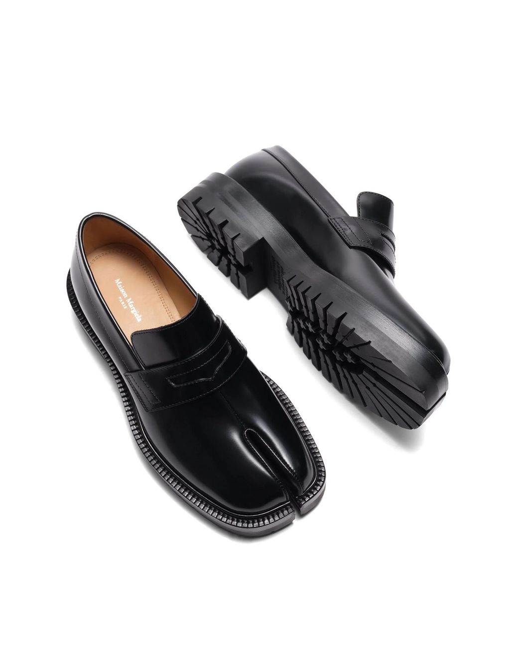 Maison Margiela Tabi Leather Loafers Chunky Sole, 100% Calf  display picture 1