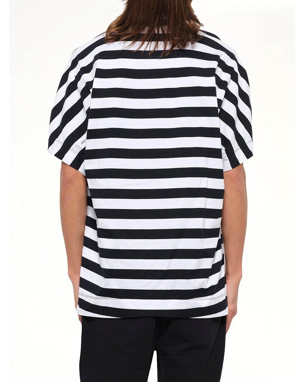 Juun.J Blue Striped Top for men