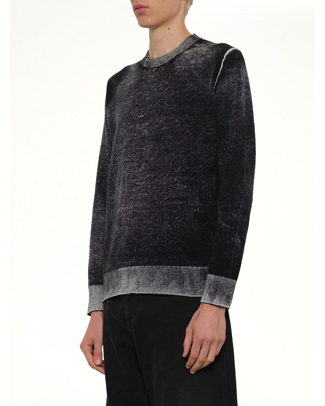 DIESEL Black K-Laurent Sweater for men