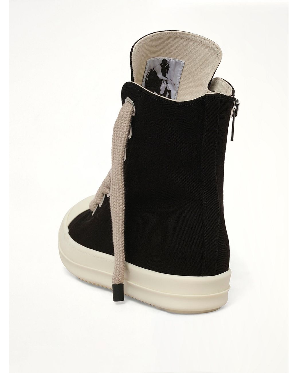 Rick Owens Black Jumbolace Sneaks for men