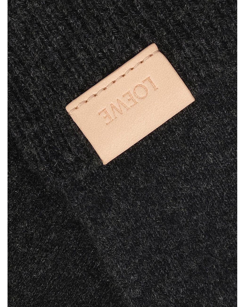 Loewe Black Cashmere Gloves
