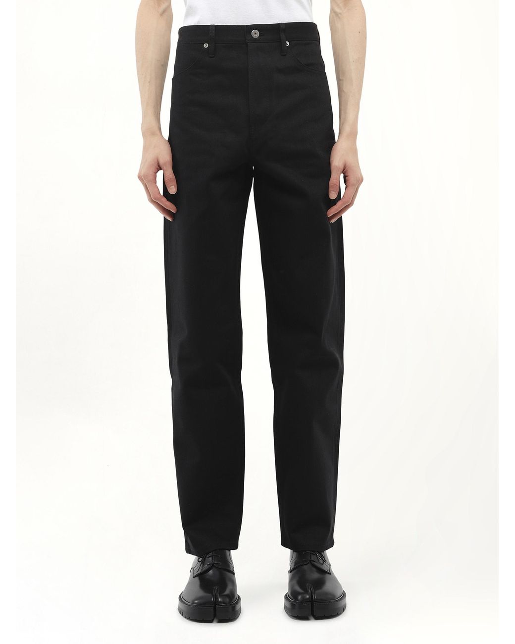 Jil Sander Black Selvedge Japanese Denim Jeans 03 for men