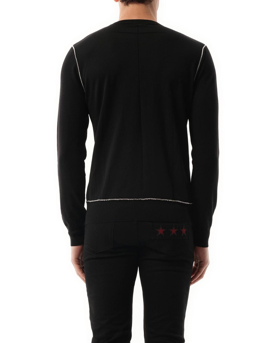 Givenchy Black Pullover, Size: Medium for men