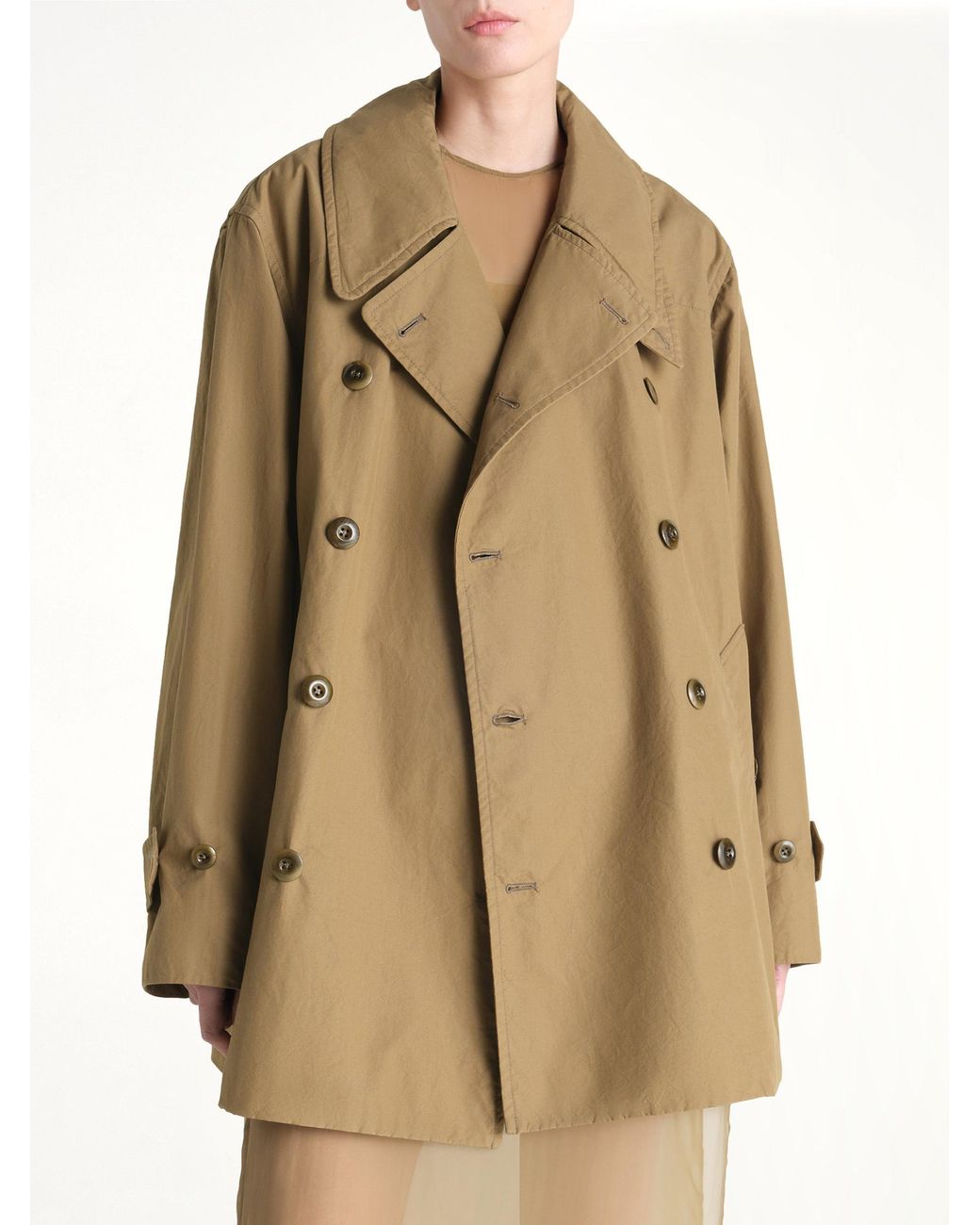Lemaire Natural Cropped Trench