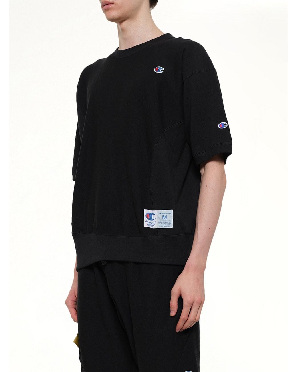 Undercover Black Champion X Uc Sweat Top for men