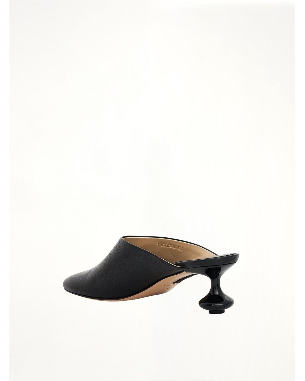Loewe Black Toy Sculpted-heel Leather Heeled Mules