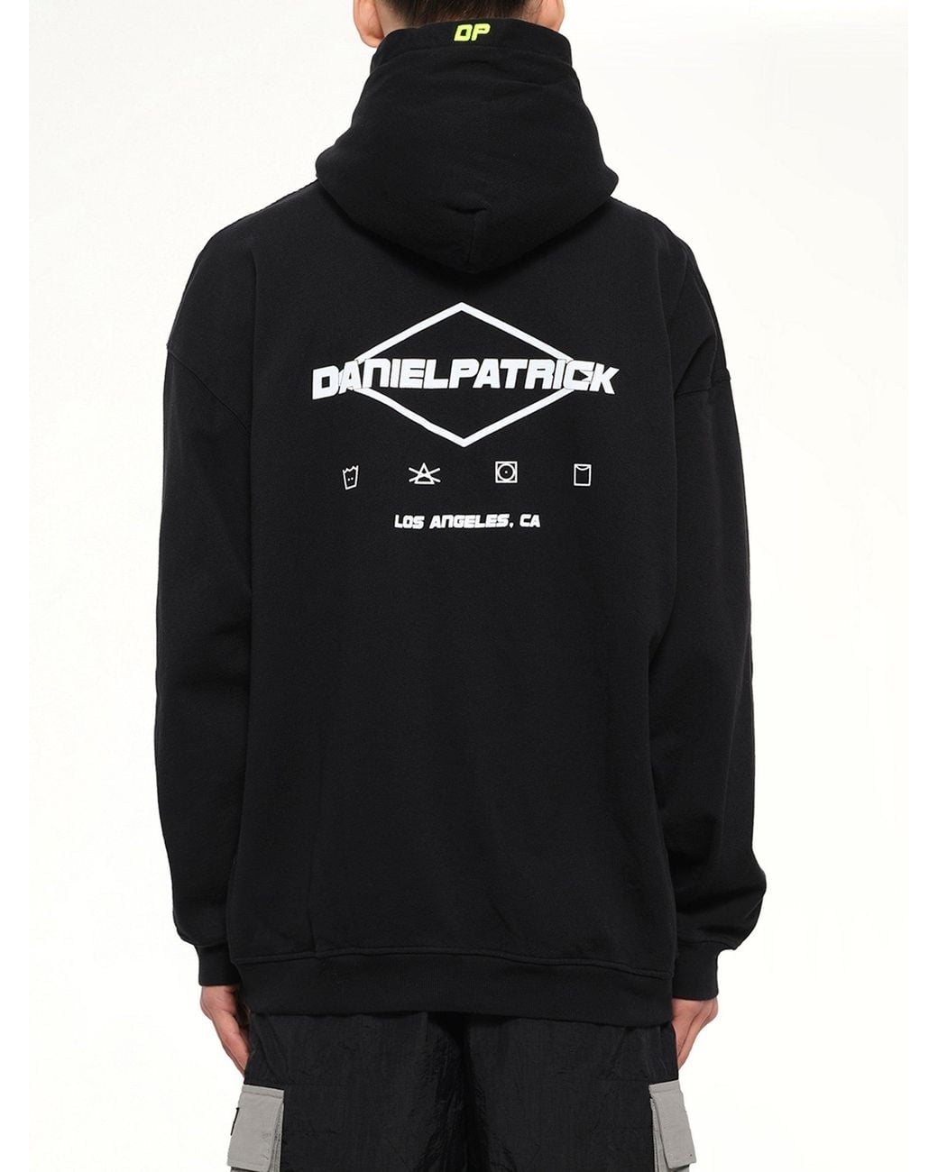 Daniel Patrick Black Take Care Hoodie for men