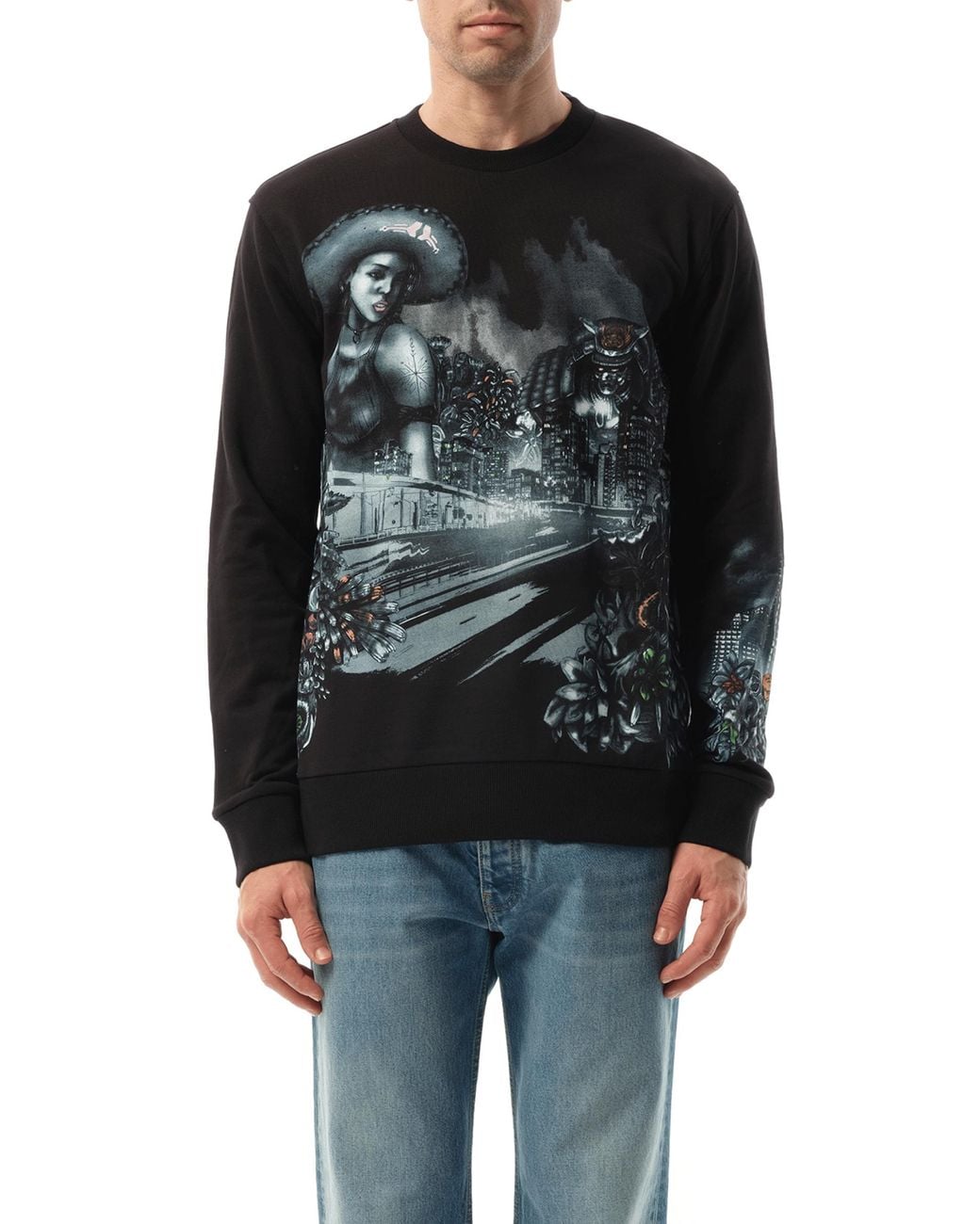Lanvin Black Lonely Sweatshirt for men