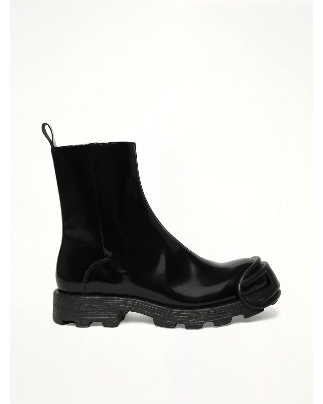 DIESEL Black D-Hammer Zip Boots for men