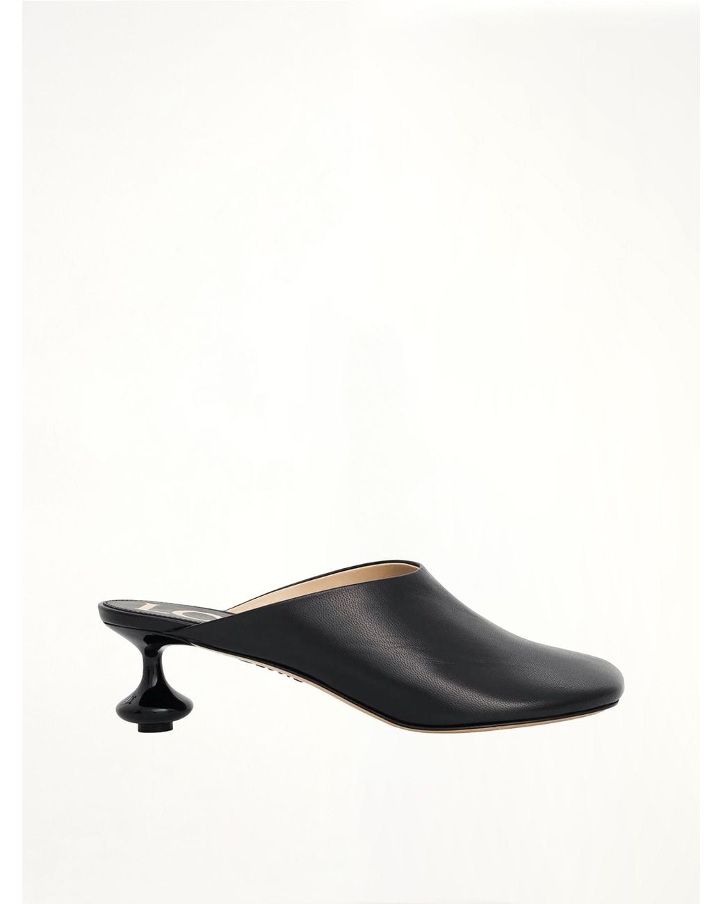 Loewe Black Toy Sculpted-heel Leather Heeled Mules