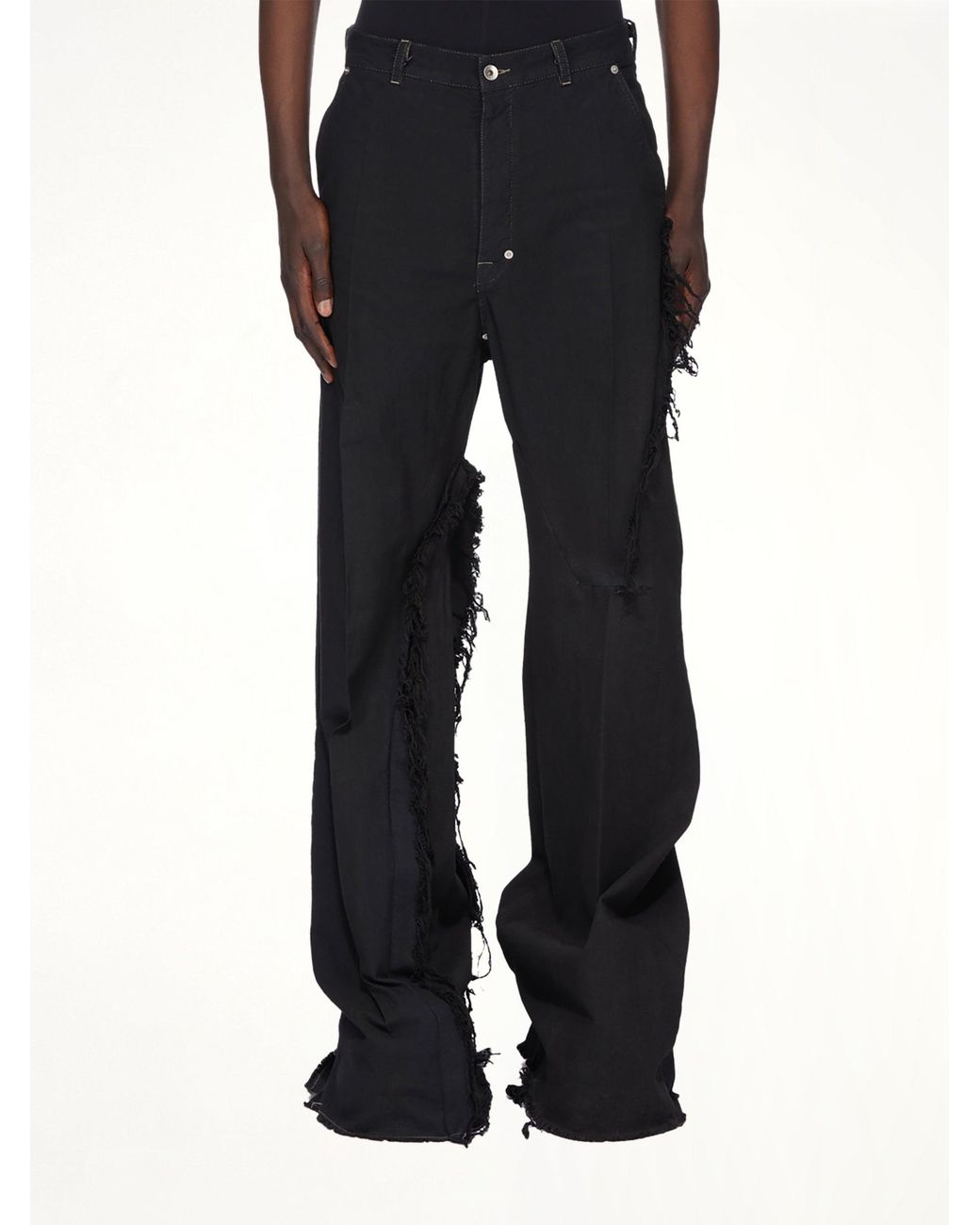 Rick Owens Black Joris Trouser for men