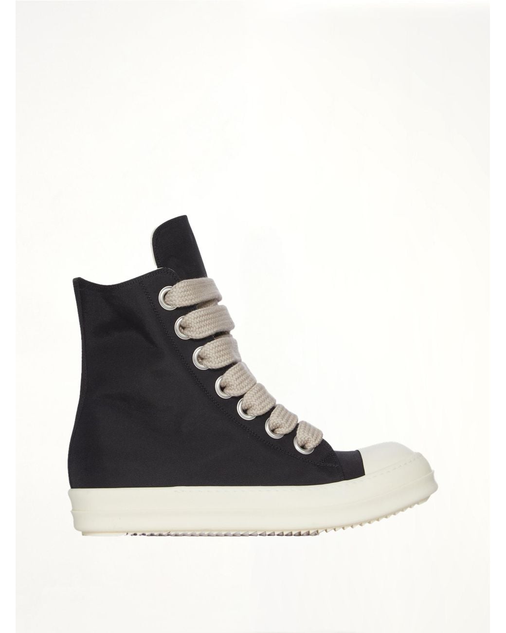 Rick Owens Black Jumbolace Sneaks