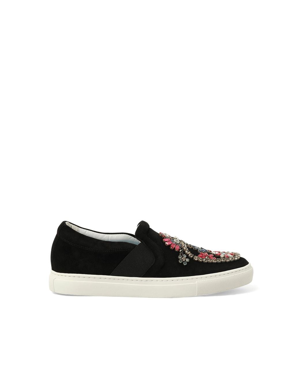 Lanvin Black Emb Slip On Sneaker