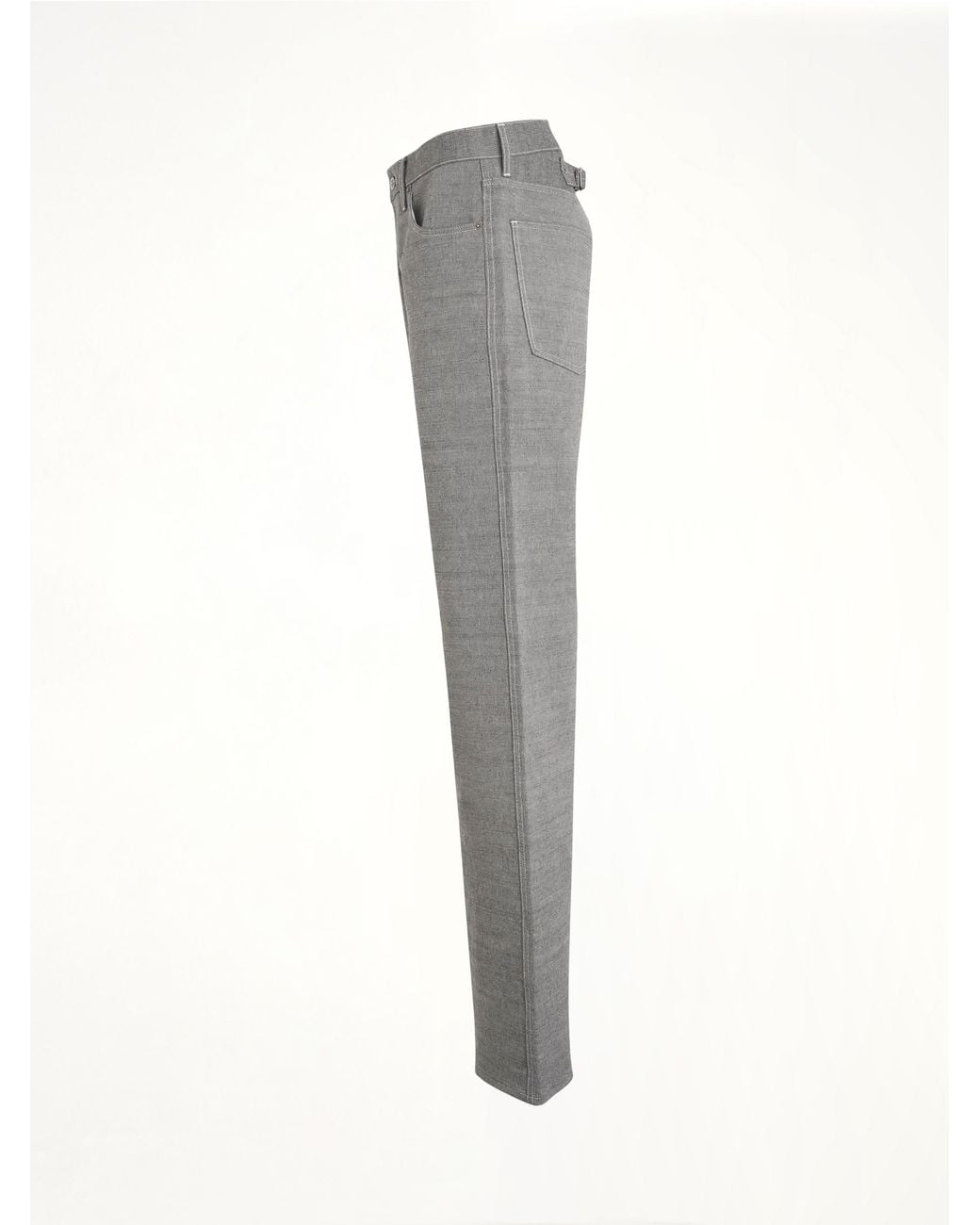 Maison Margiela Gray Broken Twill 5 Pocket Pants for men