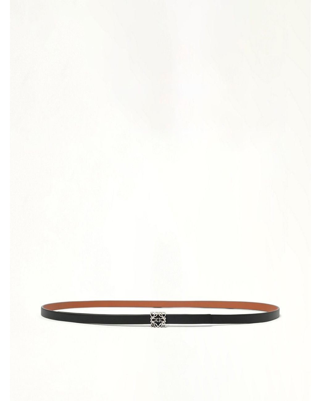 Loewe White Anagram Cube Rev 1Cm Belt