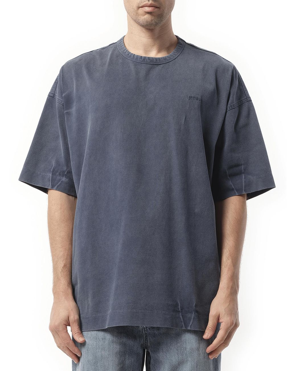 Juun.J Workouture Embroidery T-Shirt, Short Sleeves, 100