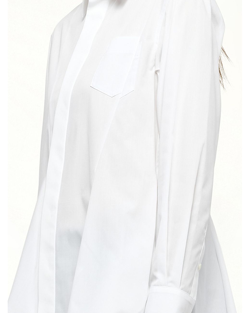 Sacai White Poplin Shirt
