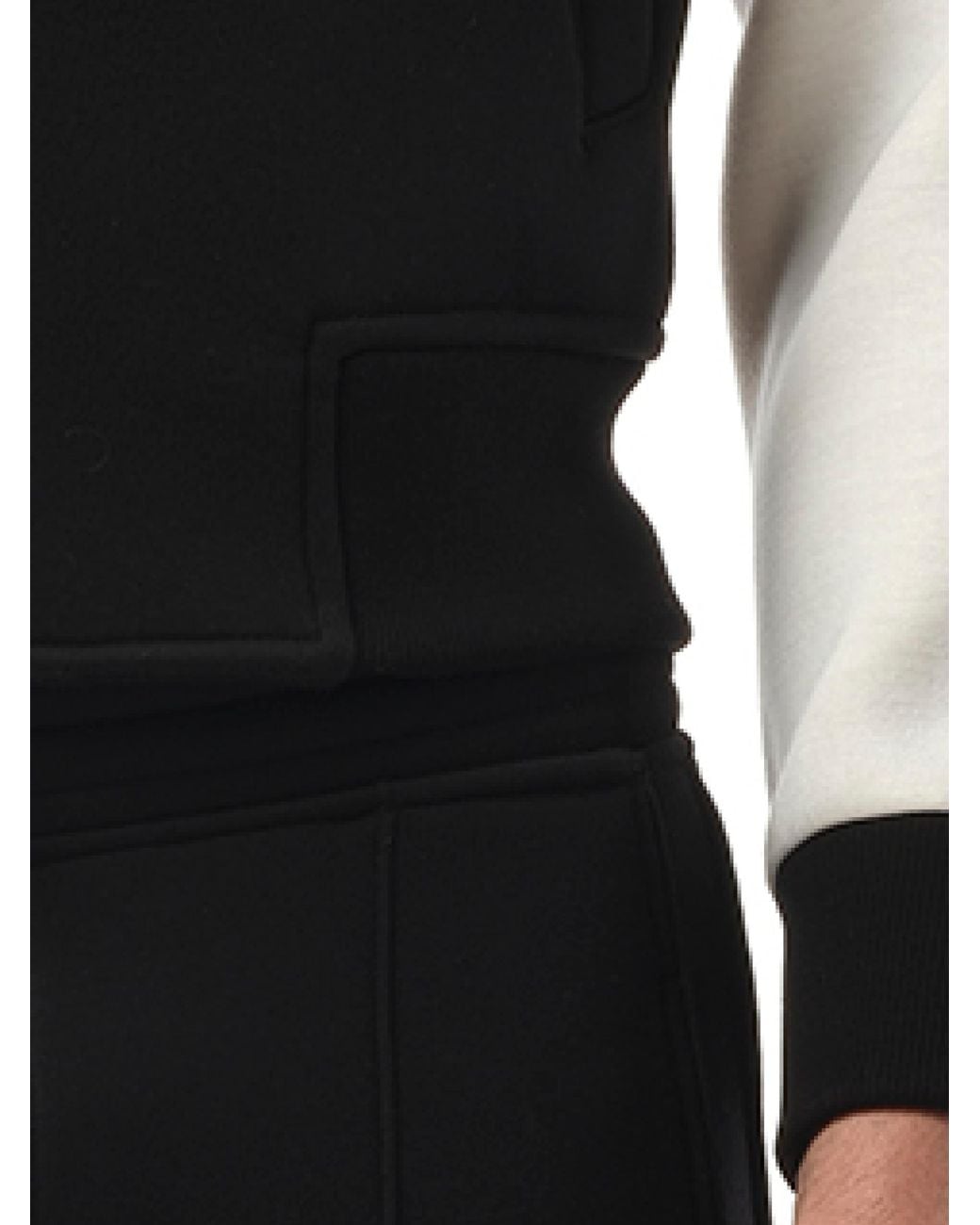 Neil Barrett Black Zip Sweatshirt for men