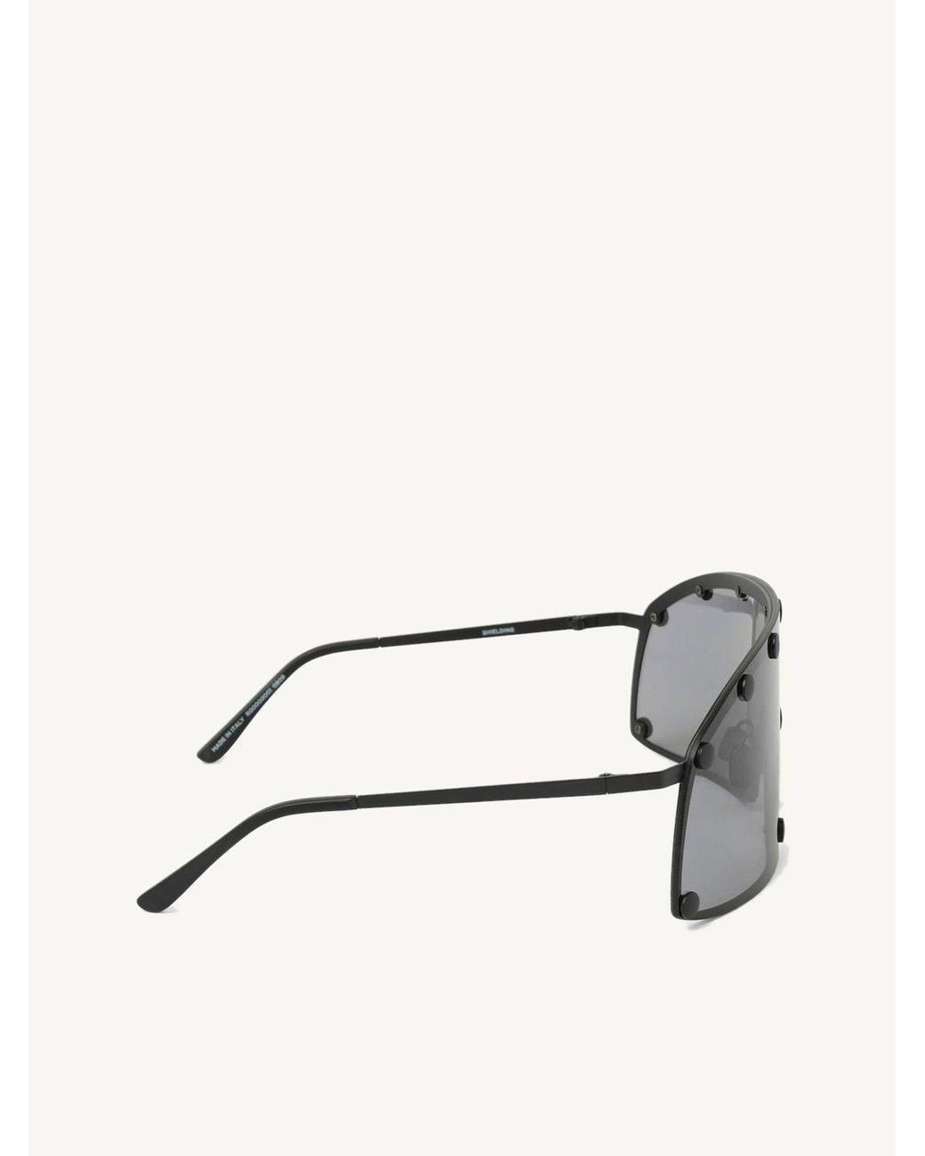 Rick Owens Gray Shielding Sunglasses for men