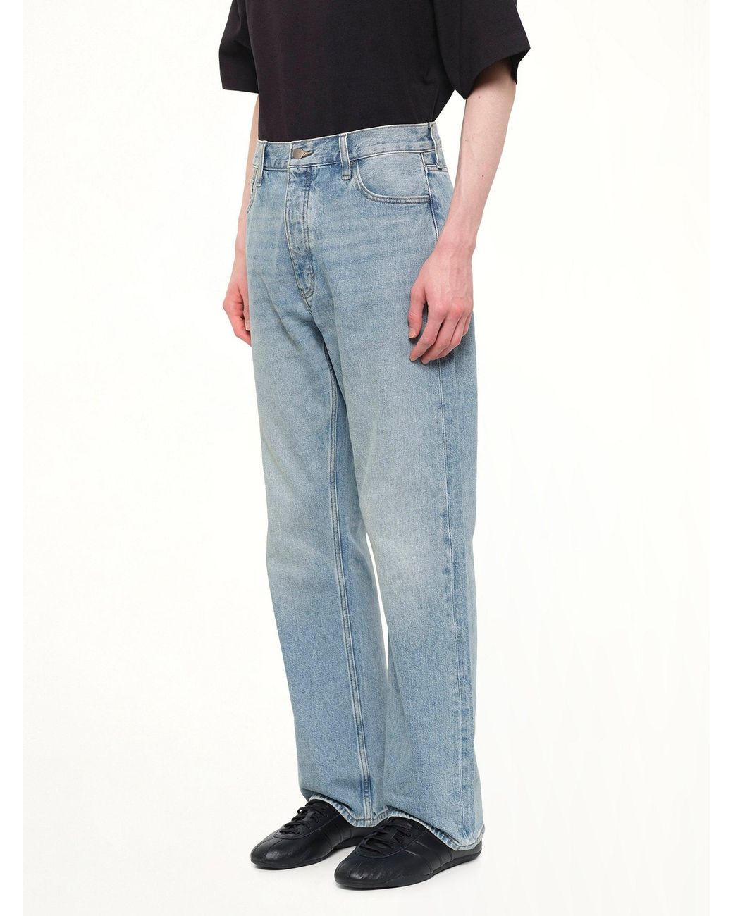 Fear Of God Blue Denim 5 Pocket Jeans for men