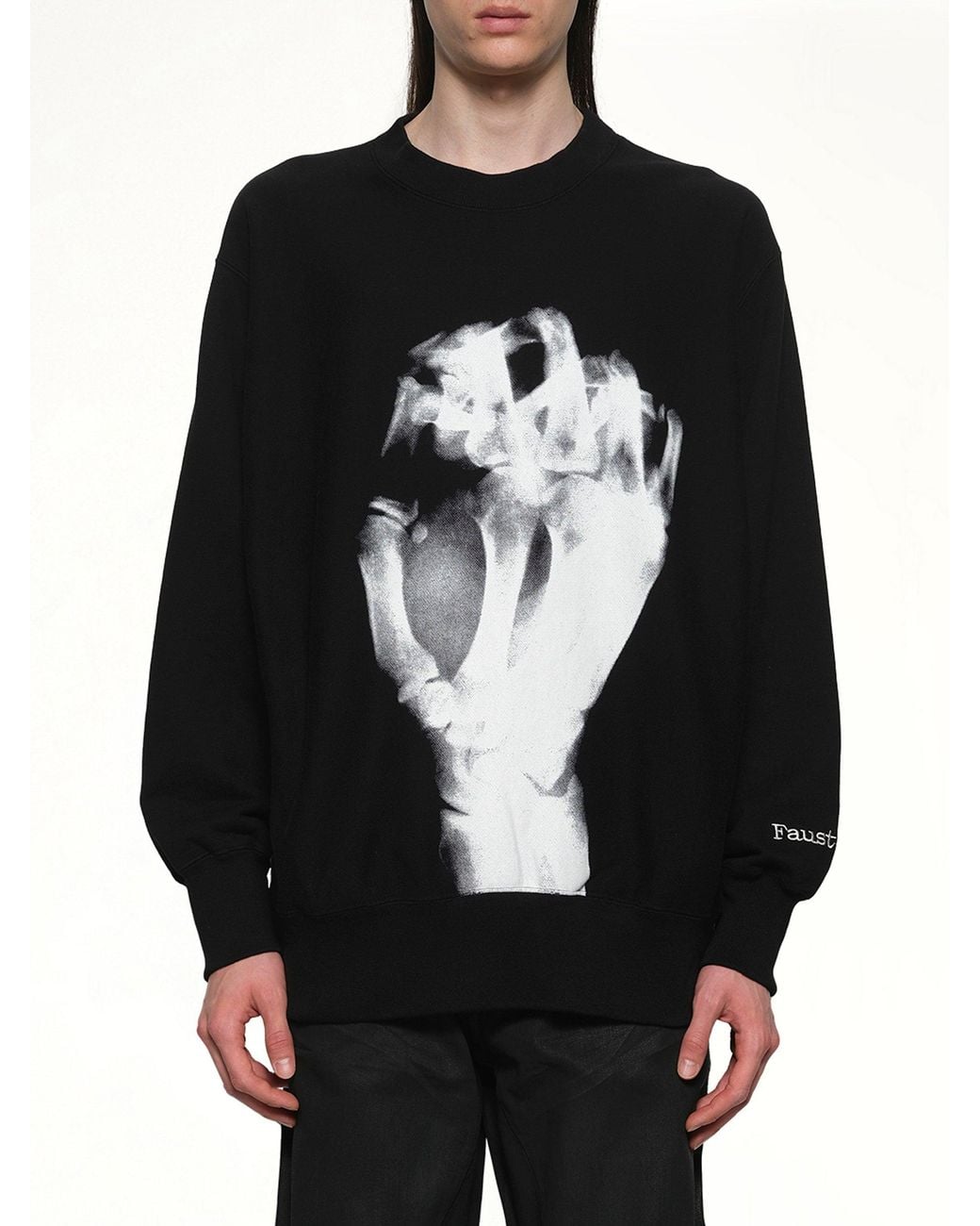 Undercover Black Faust Sweatshirt for men