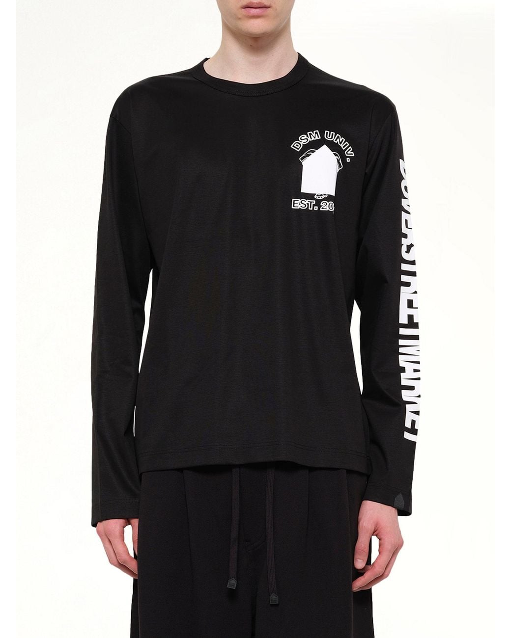 DSM KEI NINOMIYA Black Dsmu Long Sleeve T-Shirt for men