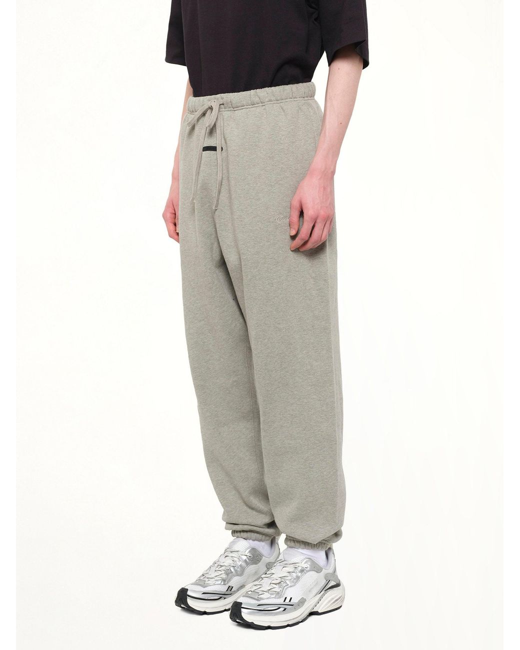 Fear Of God Gray Signature Classic Sweatpant for men